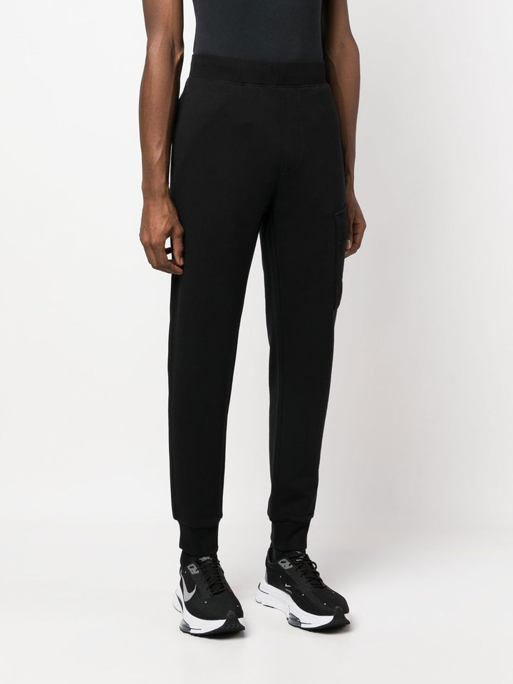 CP Company Pantalon de jogging Diagonal Raised Fleece Black - Lothaire