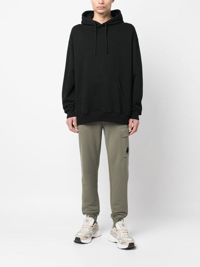 CP Company Pantalon de jogging Diagonal Raised Fleece Bronze green - Lothaire