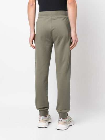 CP Company Pantalon de jogging Diagonal Raised Fleece Bronze green - Lothaire