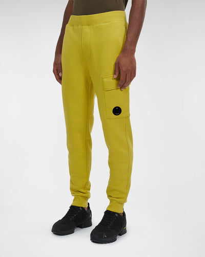 CP Company Pantalon de jogging Diagonal Raised Fleece Golden Palm - Lothaire boutiques