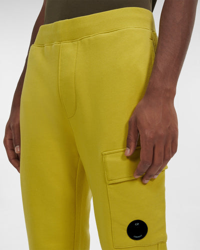 CP Company Pantalon de jogging Diagonal Raised Fleece Golden Palm - Lothaire boutiques