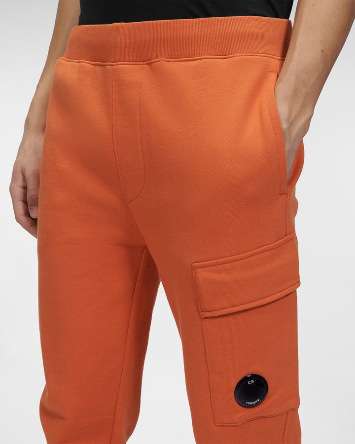 CP Company Pantalon de jogging Diagonal Raised Fleece Orange - Lothaire