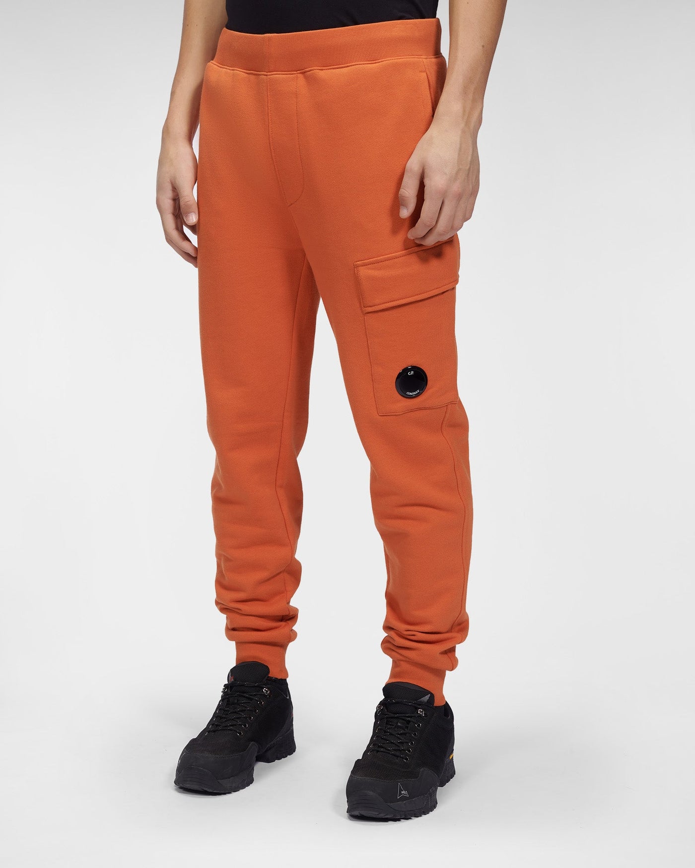 CP Company Pantalon de jogging Diagonal Raised Fleece Orange - Lothaire