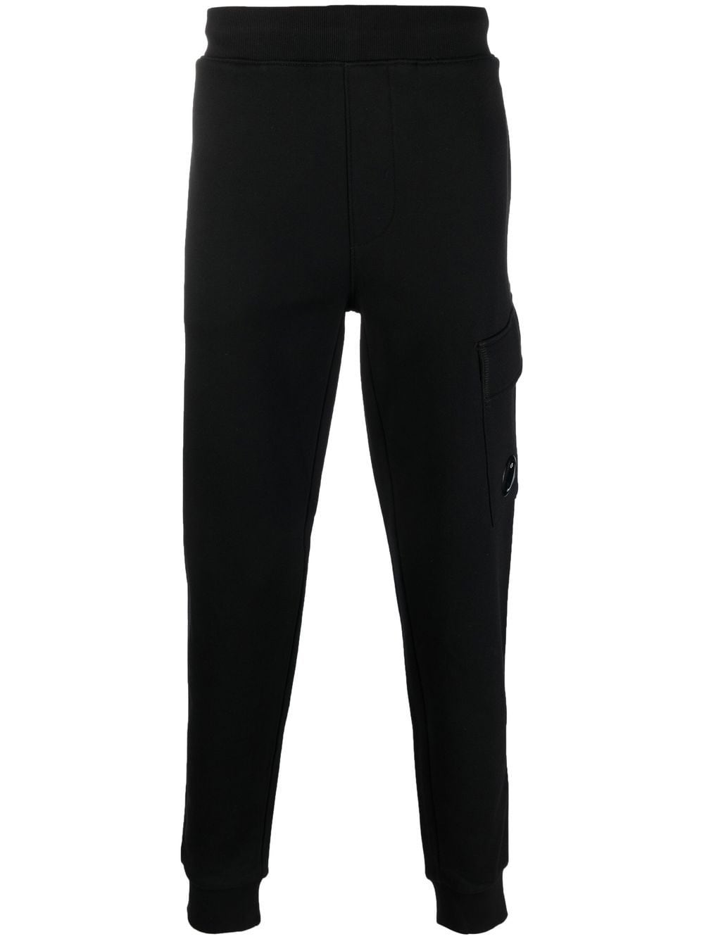 CP Company Pantalon de jogging noir à patch logo - Lothaire boutiques