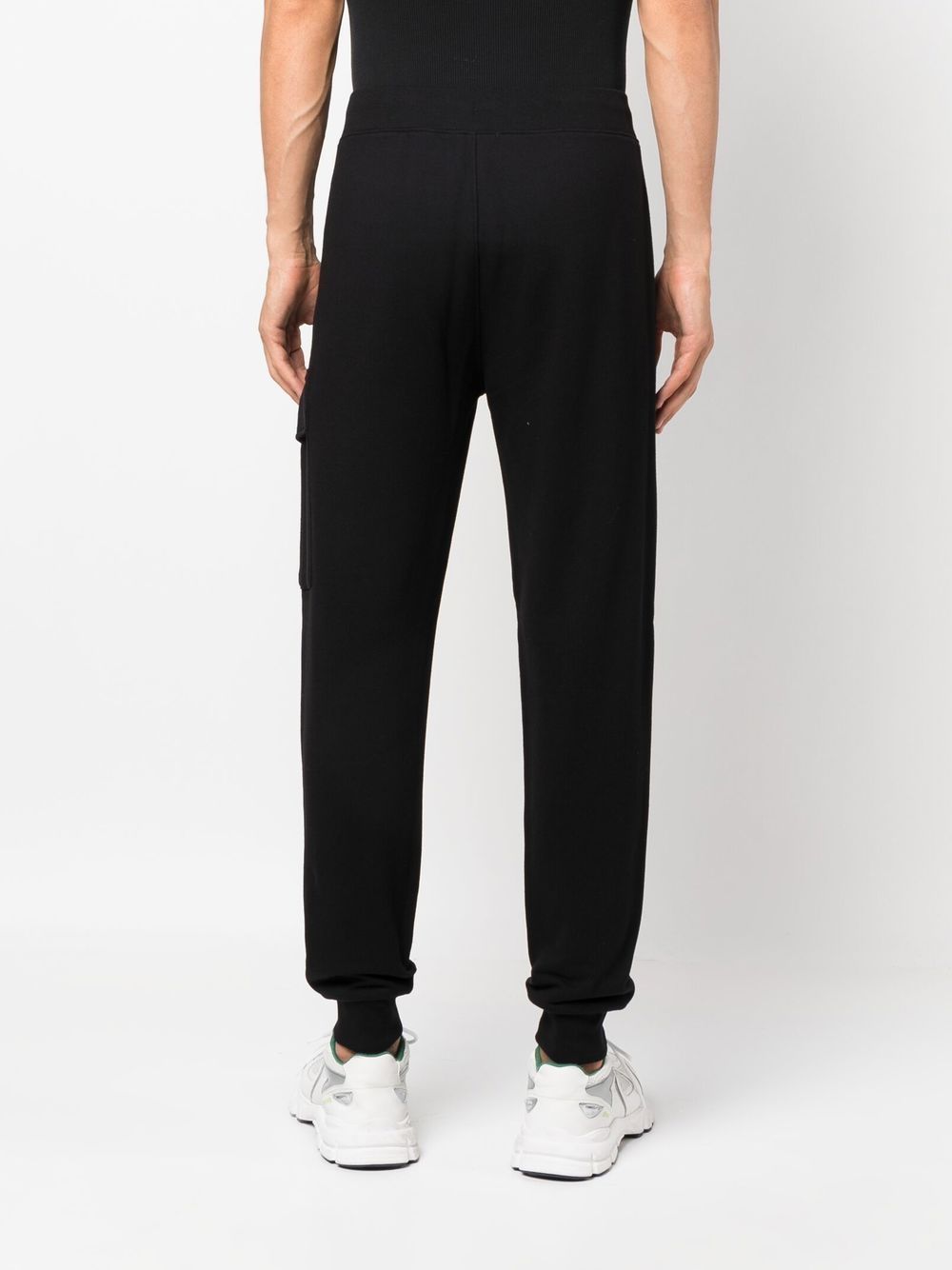 CP Company Pantalon de jogging noir à patch logo - Lothaire boutiques