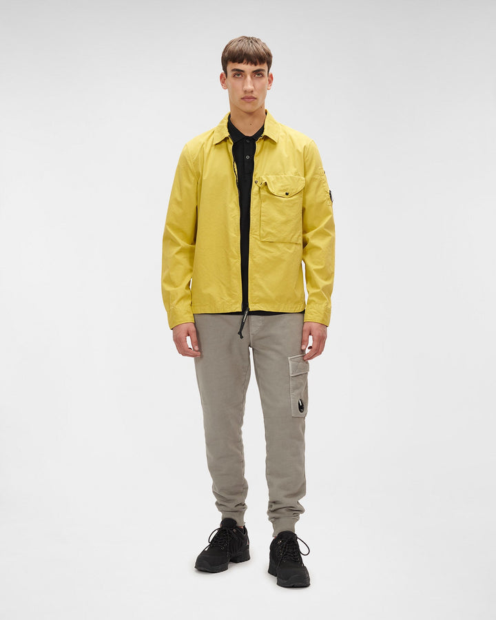 C.P Company Pantalon gris Brushed & Emerized Diagonal Fleece - Lothaire boutiques