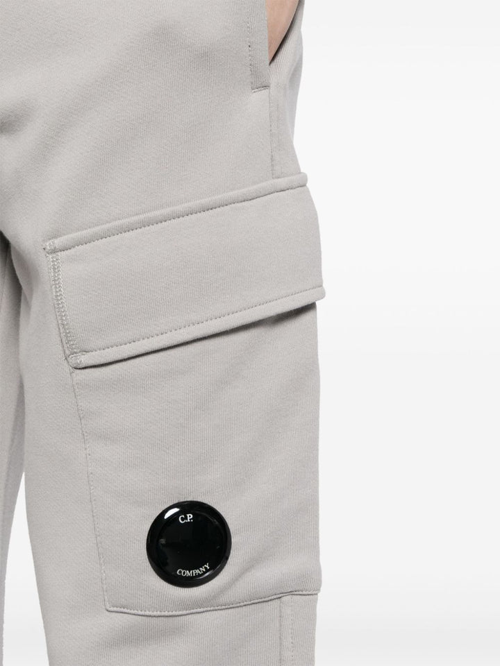 CP Company- Pantalon jogging Diagonal Raised Fleece drizzle grey - Lothaire