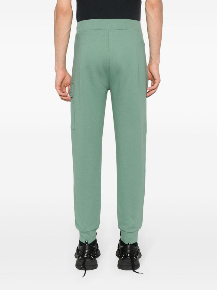 CP Company- Pantalon jogging Diagonal Raised Fleece Green bay - Lothaire
