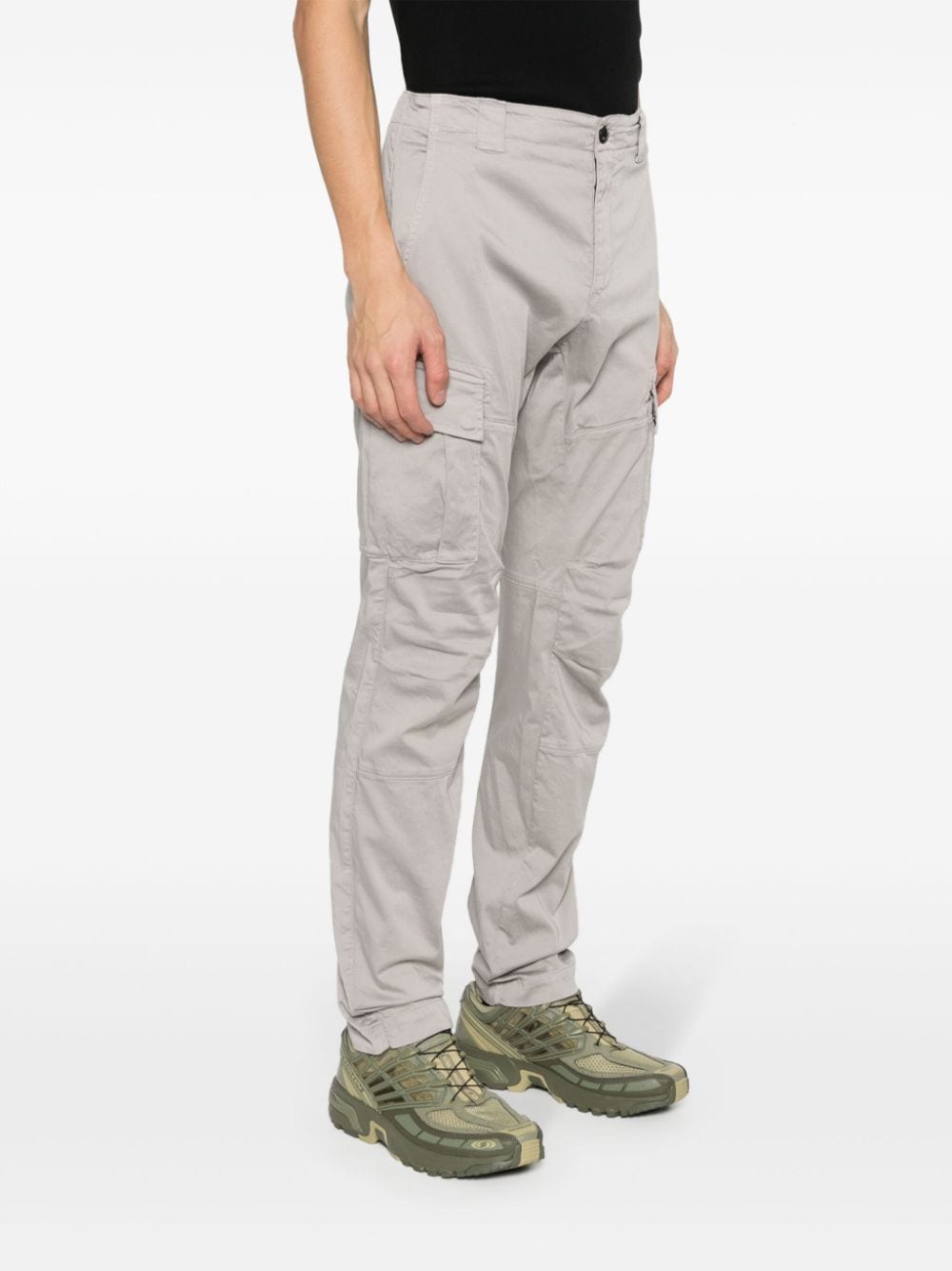 C.P Company Pantalon jogging gris à logo - Lothaire