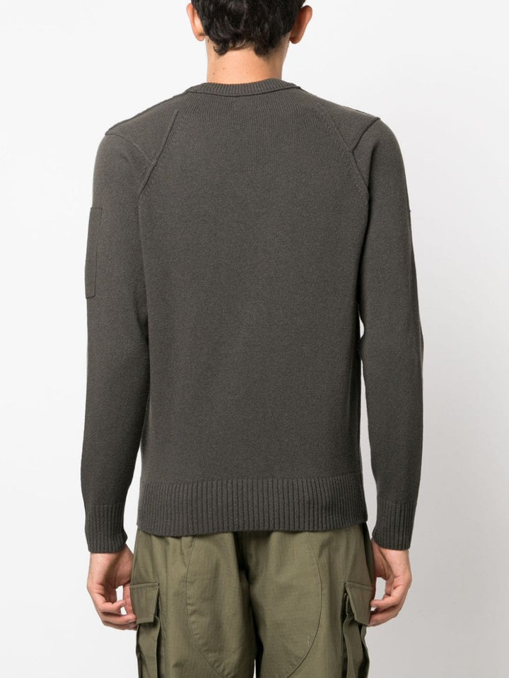 C.P Company - Pull en laine Olive Night - Lothaire