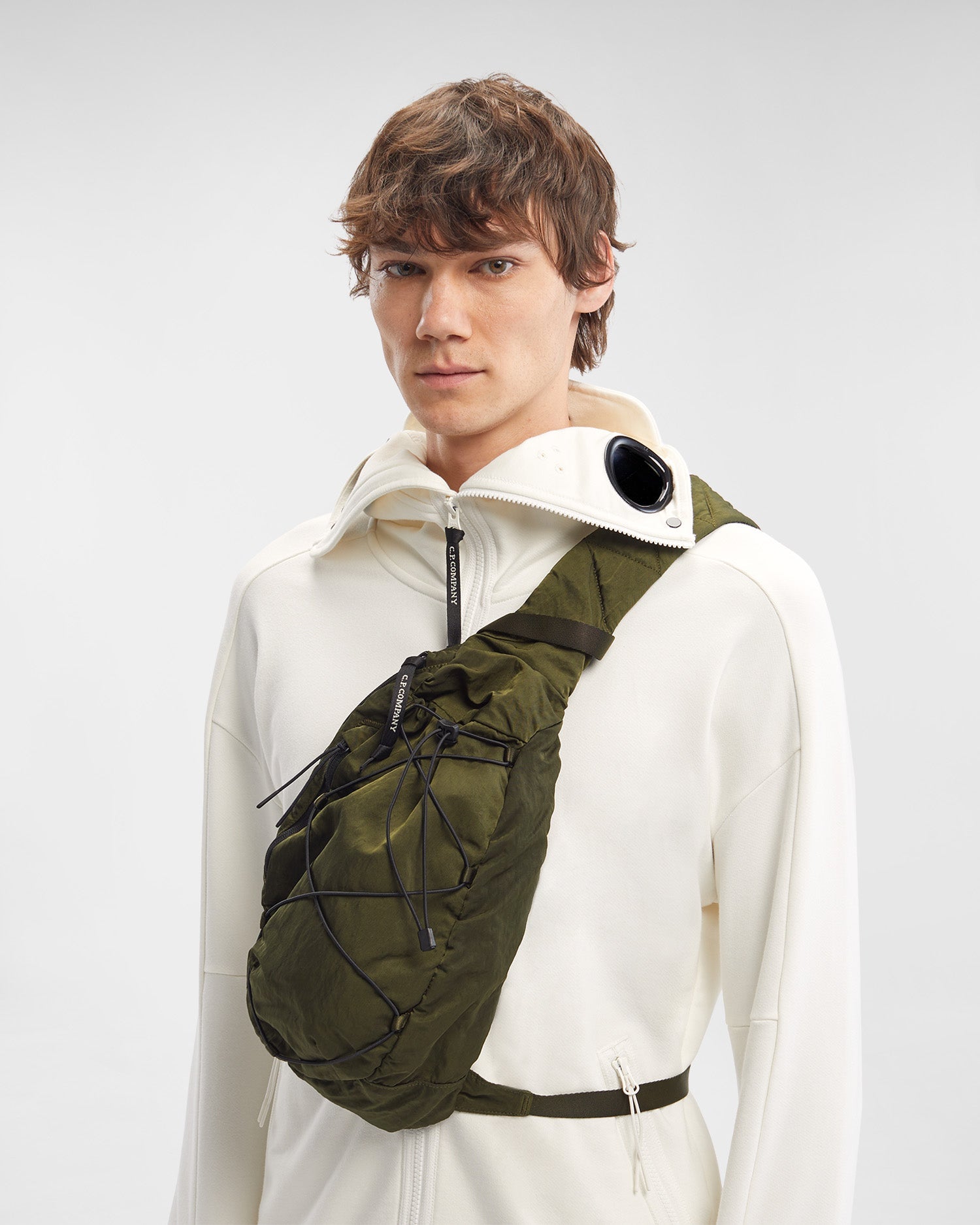 C.P Company Sac bandoulière Ivy Green Nylon B Crossbody Rucksack