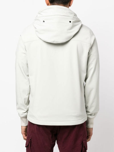 CP Company Shell-R Goggle Jacket blanc - Lothaire boutiques