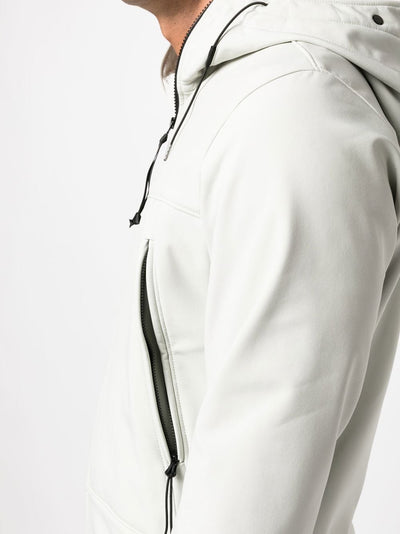 CP Company Shell-R Goggle Jacket blanc - Lothaire boutiques