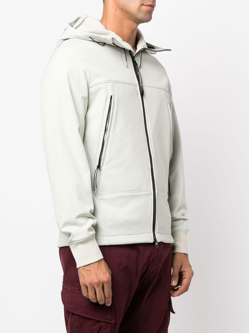 CP Company Shell-R Goggle Jacket blanc - Lothaire boutiques