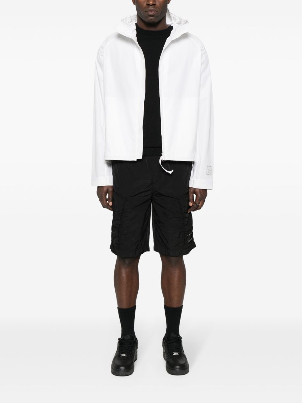 C.P. COMPANY - Short black cargo - Lothaire