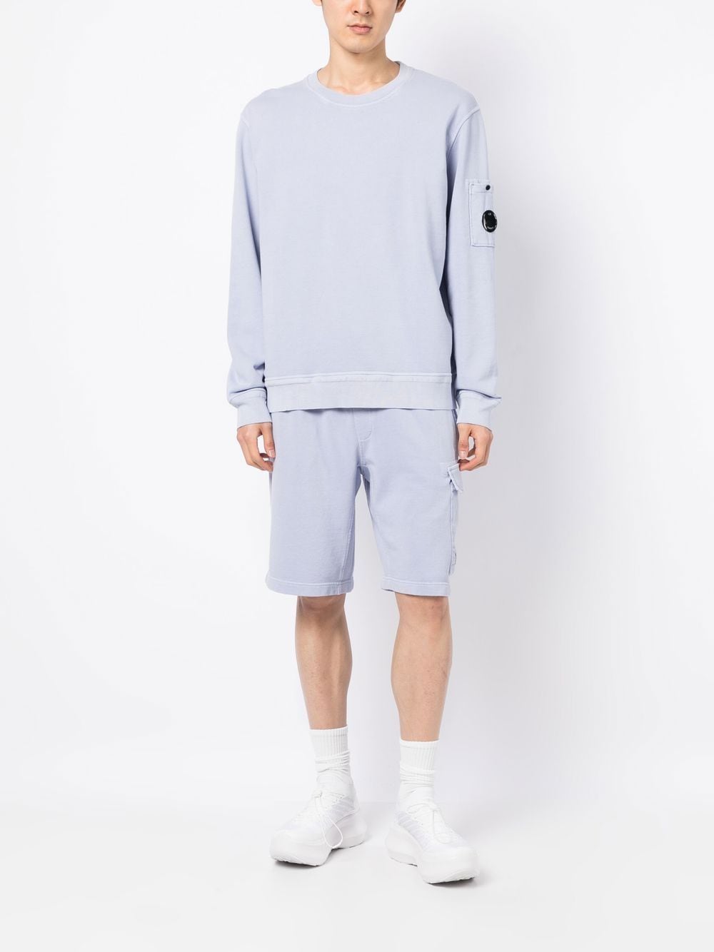 C.P. COMPANY Short Fleece Cargo Cosmic sky - Lothaire