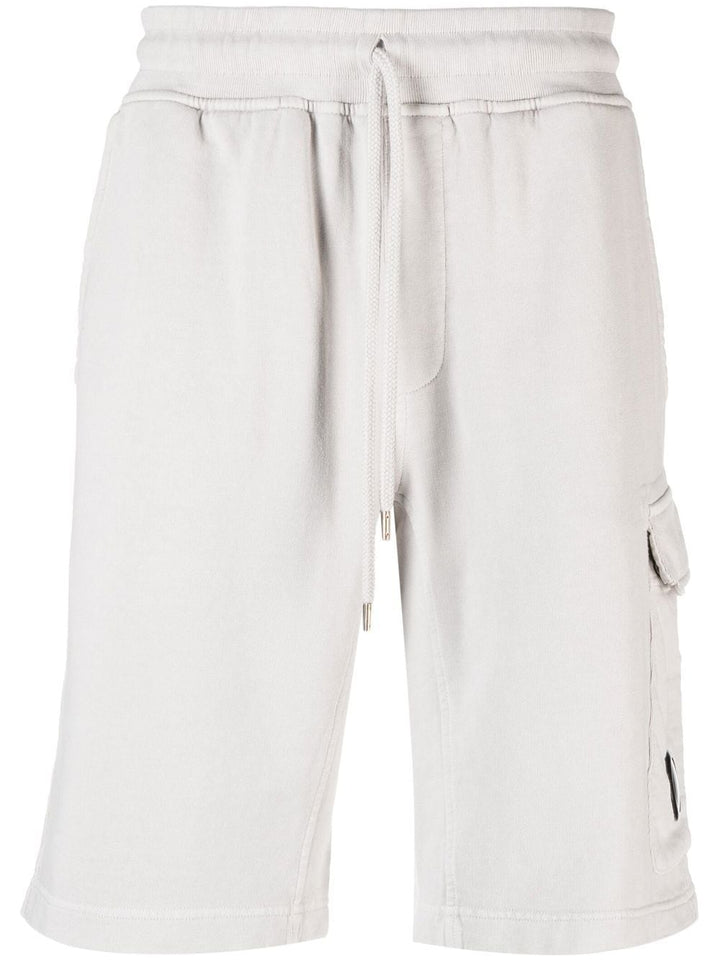 C.P. COMPANY Short Fleece Cargo Flint Grey - Lothaire