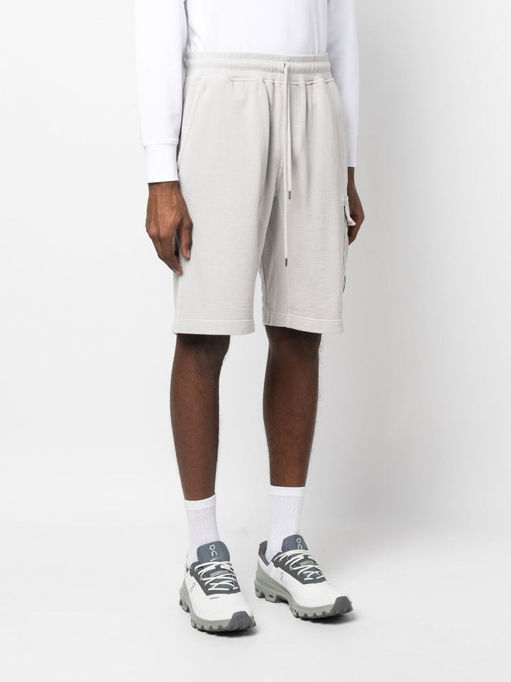C.P. COMPANY Short Fleece Cargo Flint Grey - Lothaire