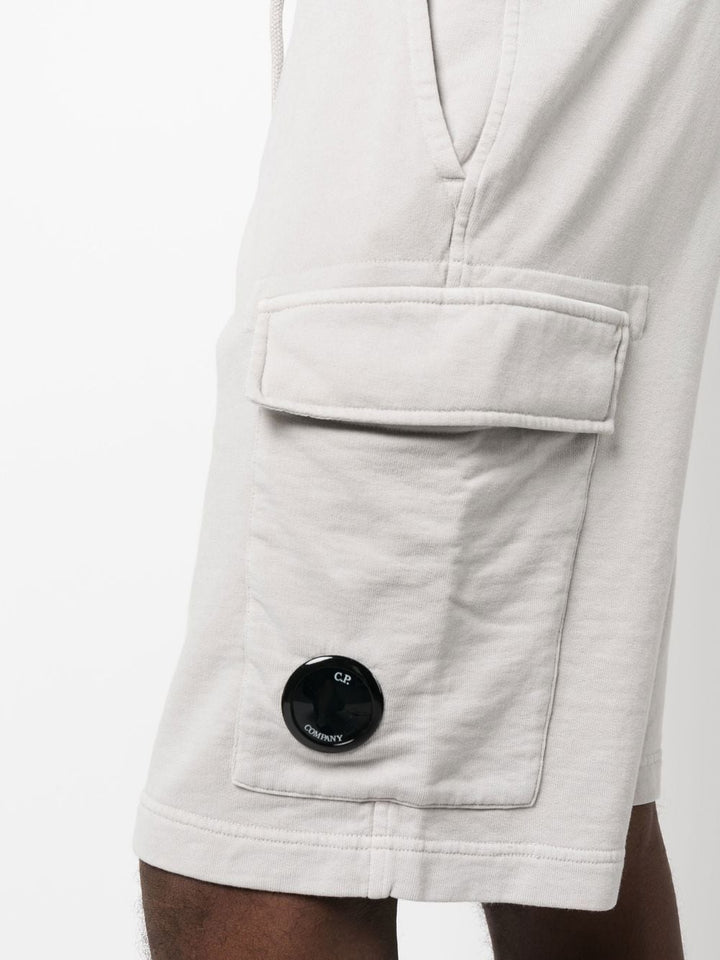 C.P. COMPANY Short Fleece Cargo Flint Grey - Lothaire