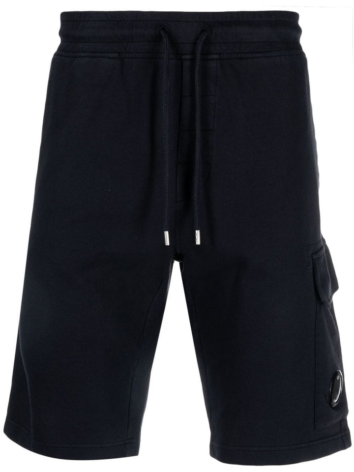 C.P. COMPANY Short Light Fleece Regular - Black - Lothaire