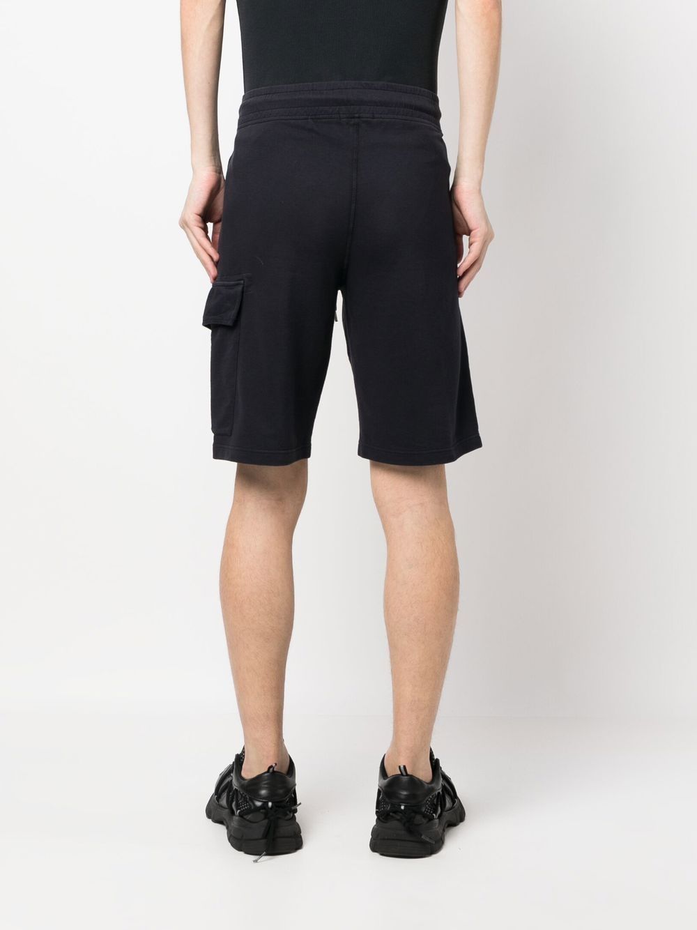 C.P. COMPANY Short Light Fleece Regular - Black - Lothaire