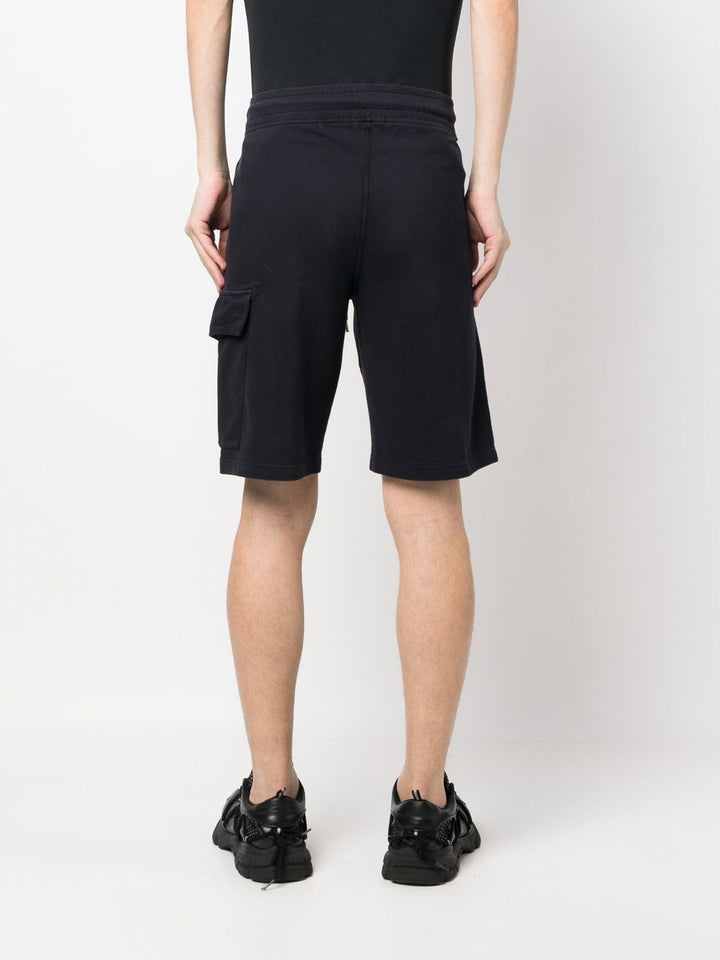 C.P. COMPANY Short Light Fleece Regular - Black - Lothaire
