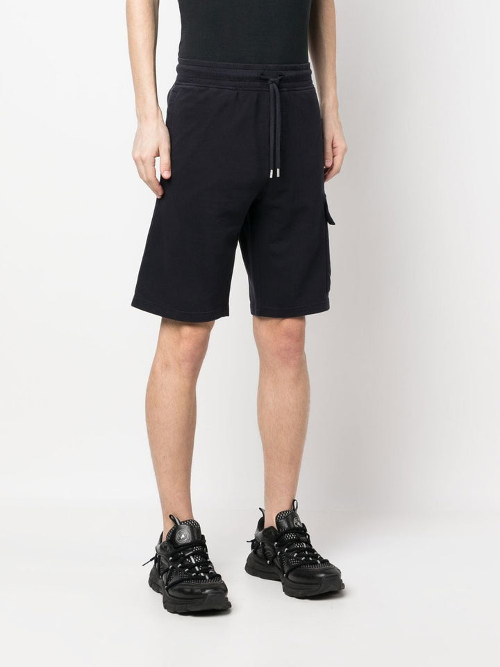 C.P. COMPANY Short Light Fleece Regular - Black - Lothaire