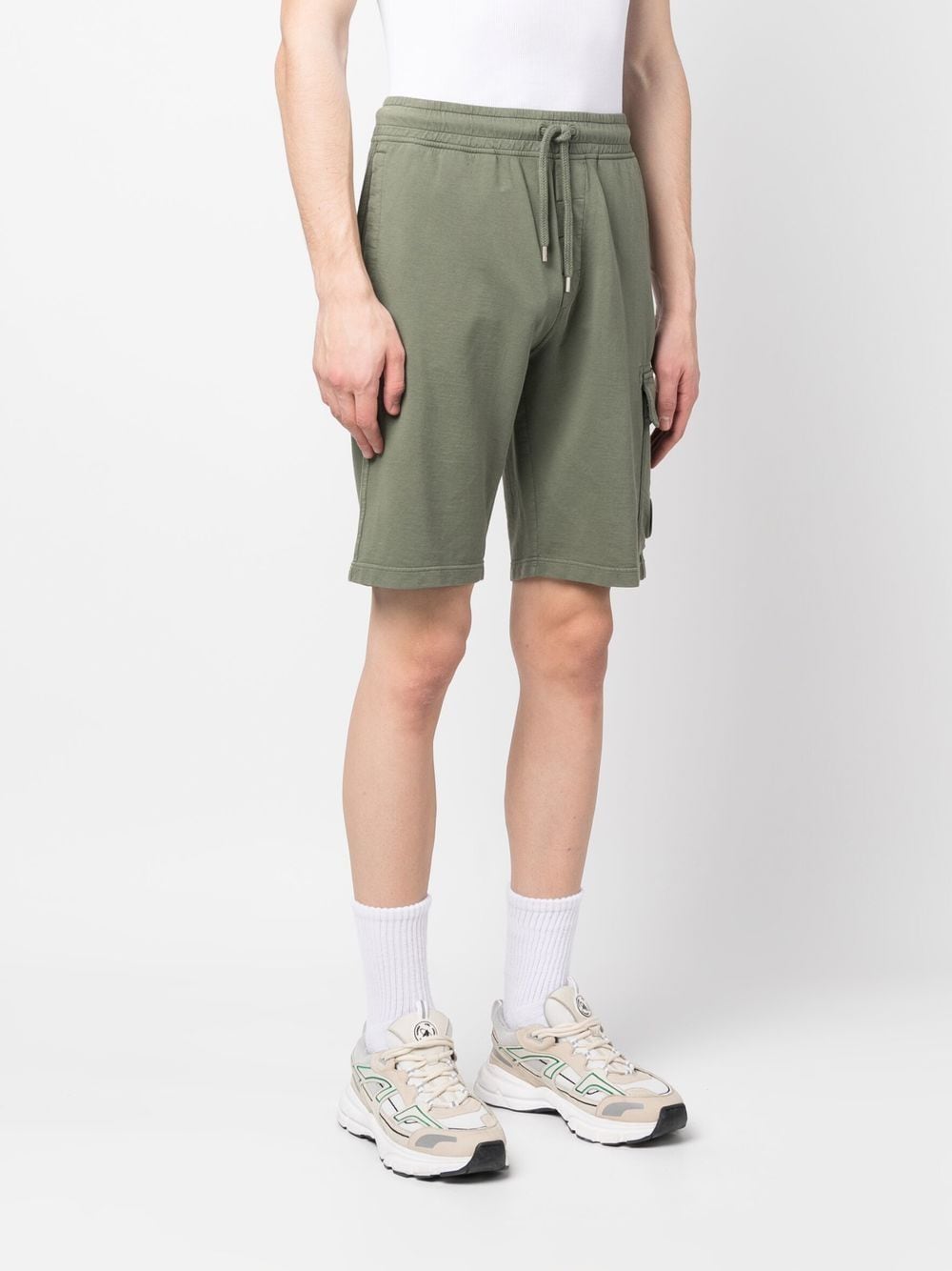 C.P. COMPANY Short Light Fleece Regular - Bronze green - Lothaire