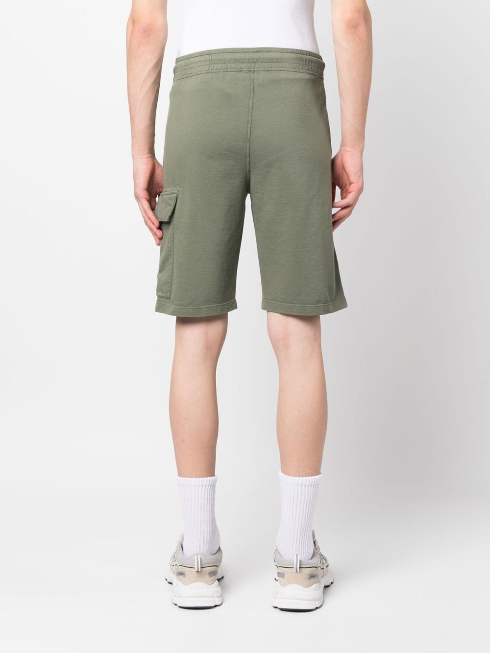 C.P. COMPANY Short Light Fleece Regular - Bronze green - Lothaire
