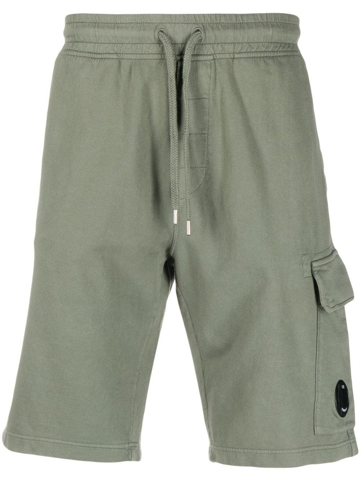 C.P. COMPANY Short Light Fleece Regular - Bronze green - Lothaire