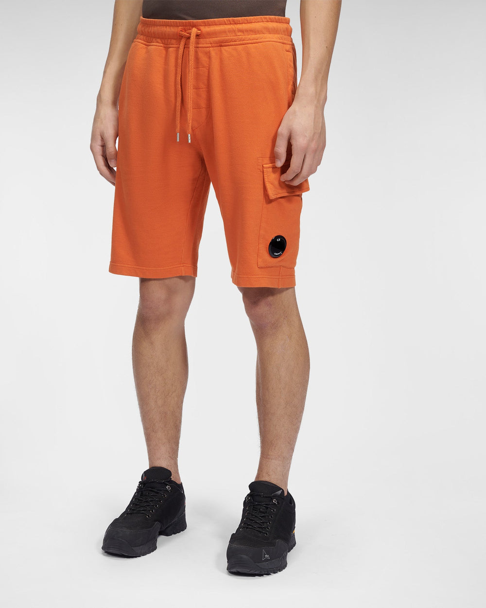 C.P. COMPANY Short Light Fleece Regular - Harvest Pumpkin - Lothaire