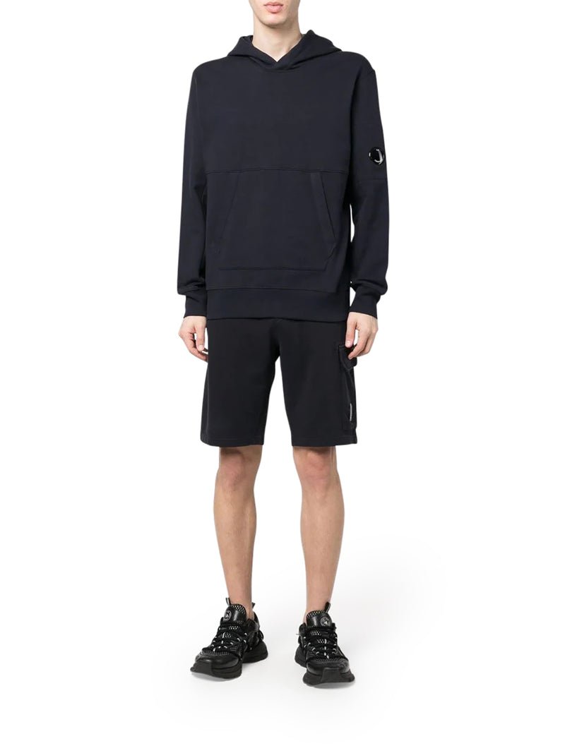C.P. COMPANY Short Light Fleece Regular - Medieval Blue - Lothaire