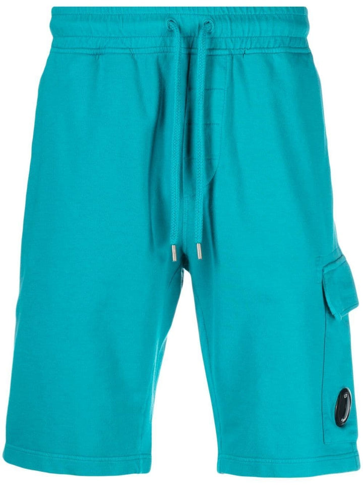 C.P. COMPANY Short Light Fleece Regular - Tile Blue - Lothaire