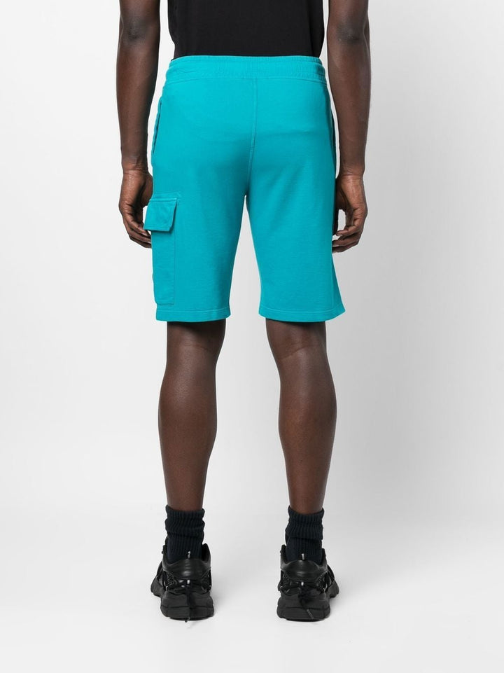 C.P. COMPANY Short Light Fleece Regular - Tile Blue - Lothaire