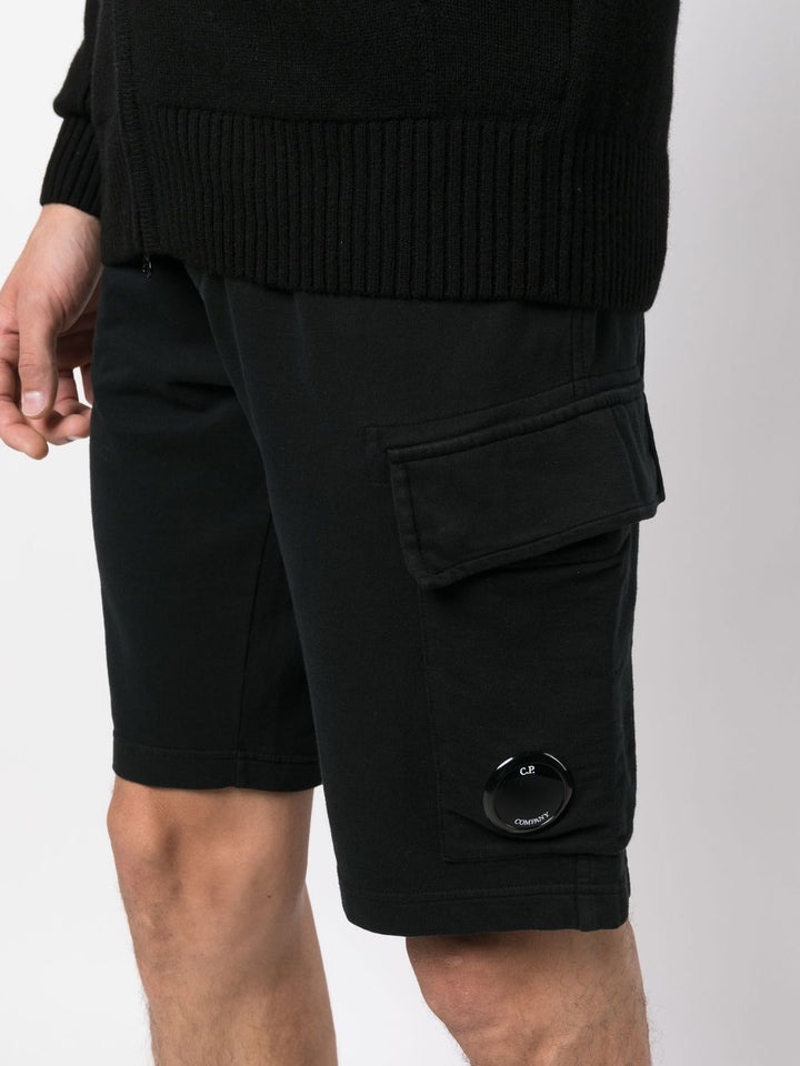 C.P. COMPANY Short noir polaire léger - Lothaire boutiques