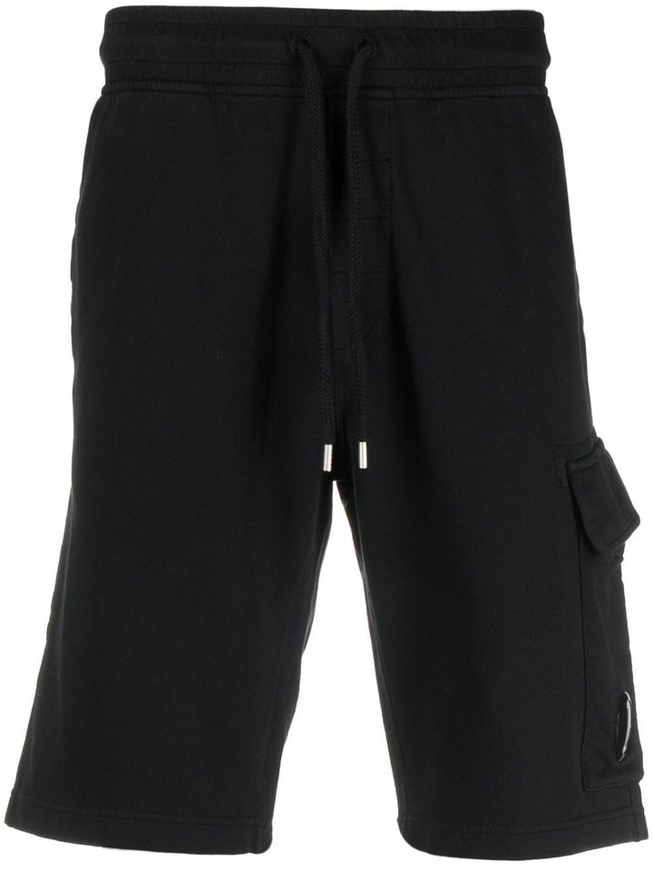 C.P. COMPANY Short noir polaire léger - Lothaire boutiques