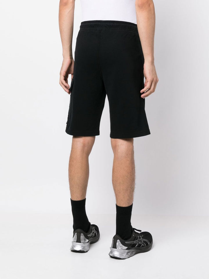 C.P. COMPANY Short noir polaire léger - Lothaire boutiques