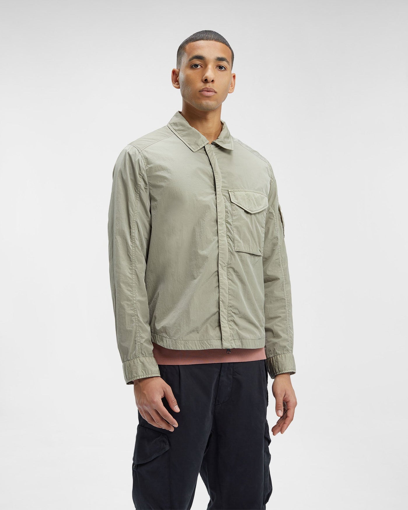 C.P Company - Surchemise Chrome R Silver Sage - Lothaire