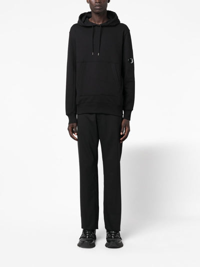 CP Company Sweat à capuche Diagonal raised fleece Classic Black - Lothaire