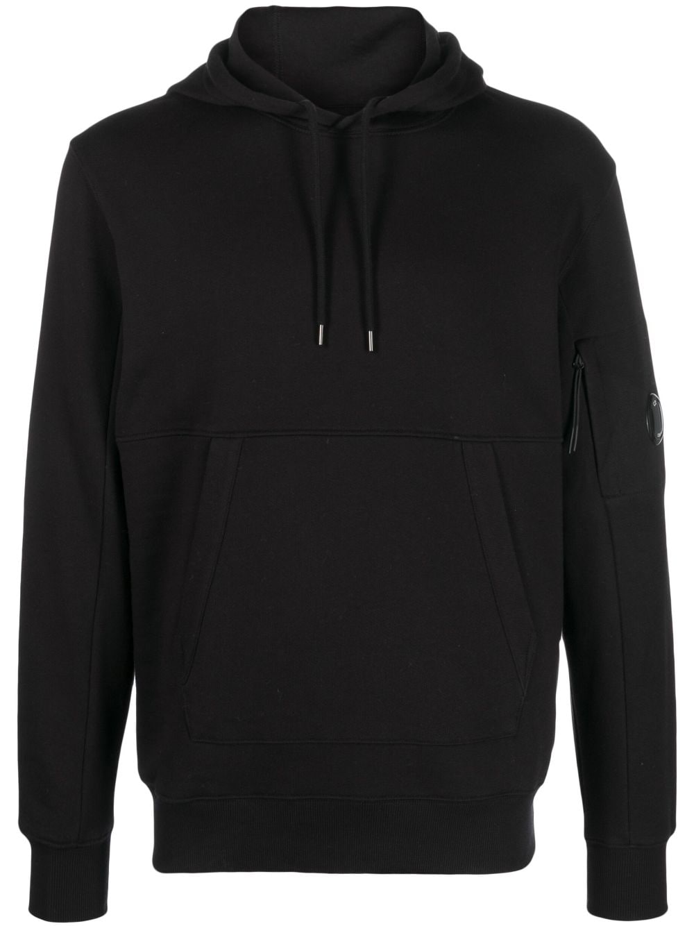 CP Company Sweat à capuche Diagonal raised fleece Classic Black - Lothaire