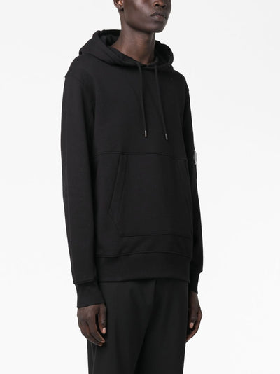 CP Company Sweat à capuche Diagonal raised fleece Classic Black - Lothaire