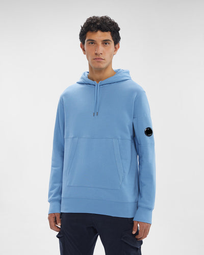 CP Company Sweat à capuche Diagonal raised fleece Riviera - Lothaire