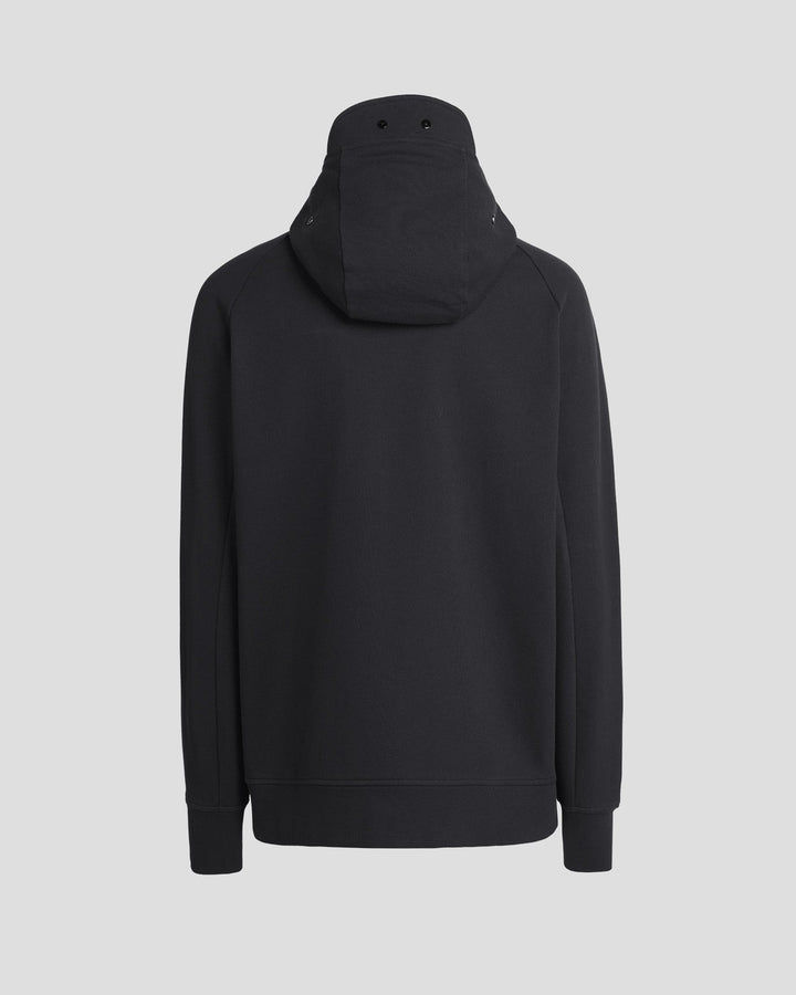 C.P Company Sweat à capuche zippé Diagonal Raised Fleece Goggle Black - Lothaire