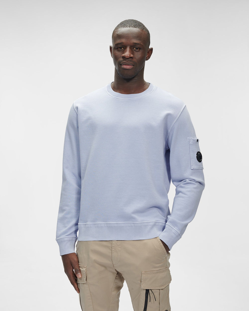 C.P Company Sweat Cotton Fleece Resist Dyed Cosmic Sky - Lothaire