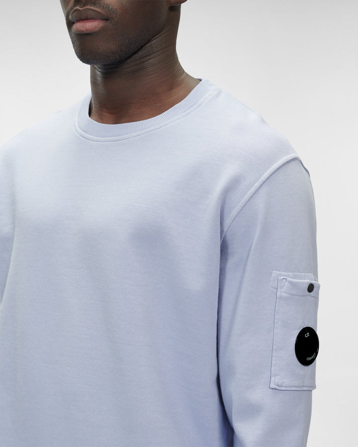 C.P Company Sweat Cotton Fleece Resist Dyed Cosmic Sky - Lothaire