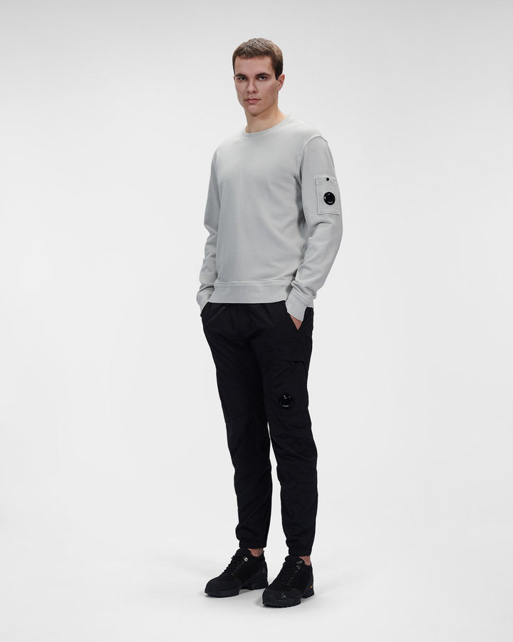 C.P Company Sweat Cotton Fleece Resist Dyed Flint Grey - Lothaire