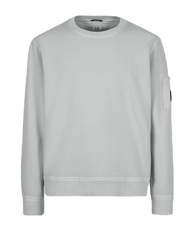 C.P Company Sweat Cotton Fleece Resist Dyed Flint Grey - Lothaire