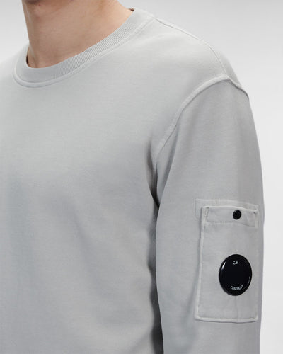 C.P Company Sweat Cotton Fleece Resist Dyed Flint Grey - Lothaire
