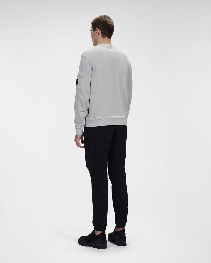 C.P Company Sweat Cotton Fleece Resist Dyed Flint Grey - Lothaire