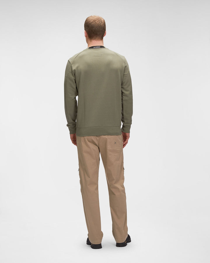 C.P Company Sweat Diagonal raised fleece Bronze green - Lothaire